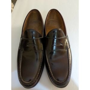 Allen Edmonds Black Leather Penny Loafer Shoe Size 11